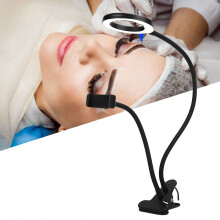 Adjustable LED Tattoo Desk Light with Flex & Clip, 3 Colors 10-Level Brightness