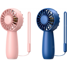 2er-Pack wiederaufladbare Mini-Handventilatoren, tragbarer Handventilator mit 3 Geschwindigkeitsstufen für Zuhause