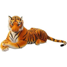 Plüschtiger, weiches und bequemes Kuscheltier, gelber großer Tiger, Dekokissen, Spielzeug, Heimdekoration