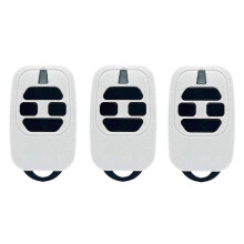 3-delige set garagedeurafstandsbedieningen 433,92 MHz met rolling code, compatibel met de GT4-, GTI2- en GTI4-serie handzenders.
