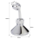 Wandmontierter Duschhalter, 360 drehbarer Handbrausehalter oder Duschkopf 2