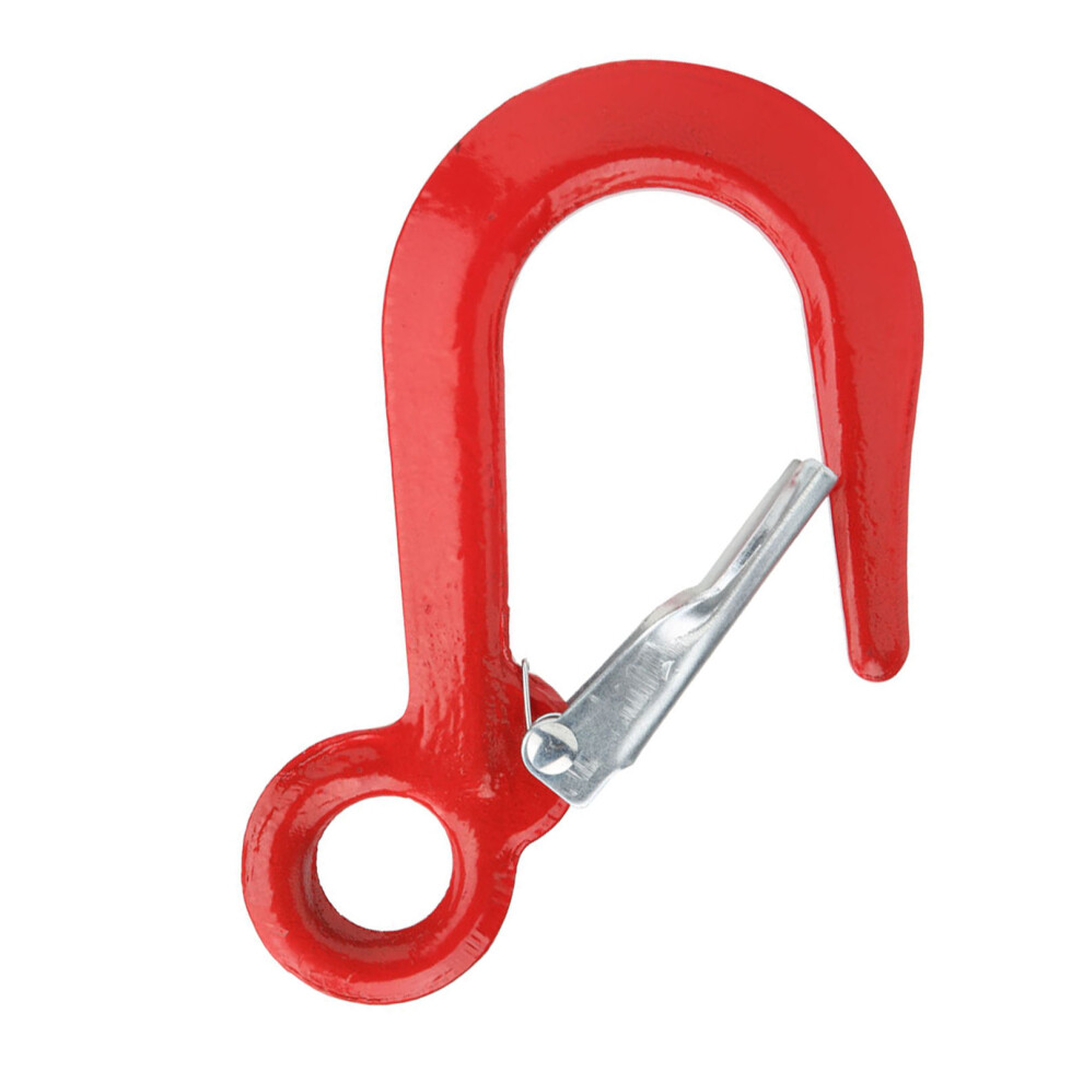 5000Lbs Alloy Steel Lifting Hook With Latch, 2200Kg Rigging Hoist 7661392424909