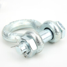 Heavy Duty Alloy Steel Bow Anchor Shackle 3.25t with Nut Galvanized