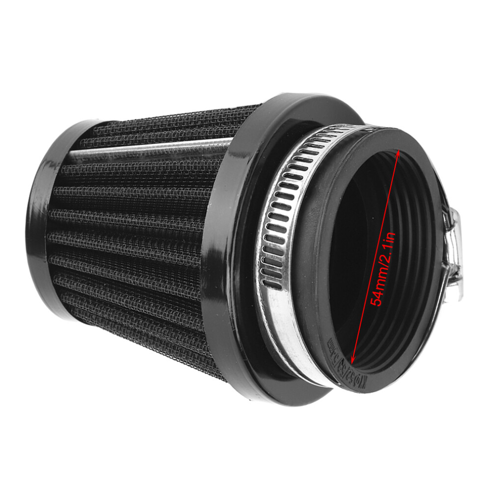 Universal Mushroom Air Filter Cleaner 54Mm Iron Replacement Black 7611392690552