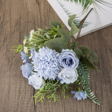 (Blue) Realistic Fake Dandelion Flowers for Wedding Decor