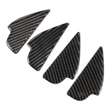 4pcs Carbon Fiber Interior Door Bowl Decor Cover Fit Mazda CX-5 2013-2018