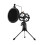 Mini Desktop Microphone Stand Kit with Shock Mount Pop Filter for Recording 8