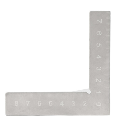 Stainless Steel Square Layout Triangular Ruler 8.7cm 45 & 90 2