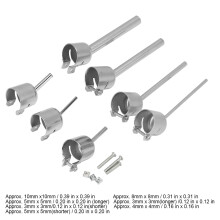 850 Heißluftpistole Düse Set 7 Teile Stahl