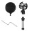 Mini Desktop Microphone Stand Kit with Shock Mount Pop Filter for Recording 6