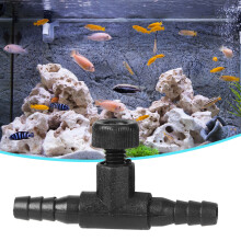 20PCS Black ABS Aquarium T-Shaped 3-Way Tubing Connectors