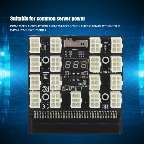 17x 6Pin Server Netzteil Adapter LED 2