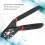 6-Inch Black High Carbon Steel Pliers Spanner Multifunction Tool 4