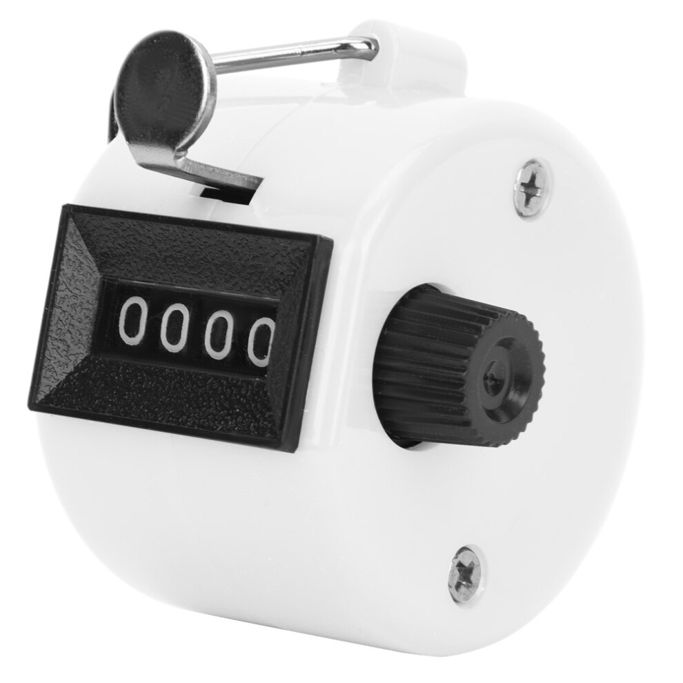 Plastic Hand Tally Counter 4-Digit With Reset Hook & Knob For Counting Tasks 4681392427376