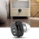 2pcs Zinc Alloy Mechanical 3-Digit Code Mailbox Lock Black 20mm 1