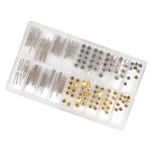 Watch Stem Extender & Crown Repair Kit, Stainless Steel, Multi-Size