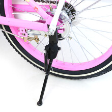 2PCS Carbon Steel Adjustable Bicycle Kickstands Black 21.5-28cm
