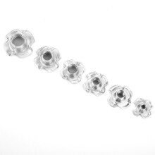 Durable Tee Nut Set 120Pcs Carbon Steel Galvanized for Furniture Parts AU