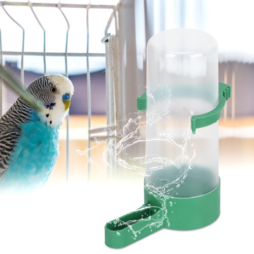 10pcs Plastic Birds Drinking Water Bottles, 140ml, 12cm 2
