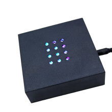Portable Plug and Play LED Touch Crystals Lamp Base for Home