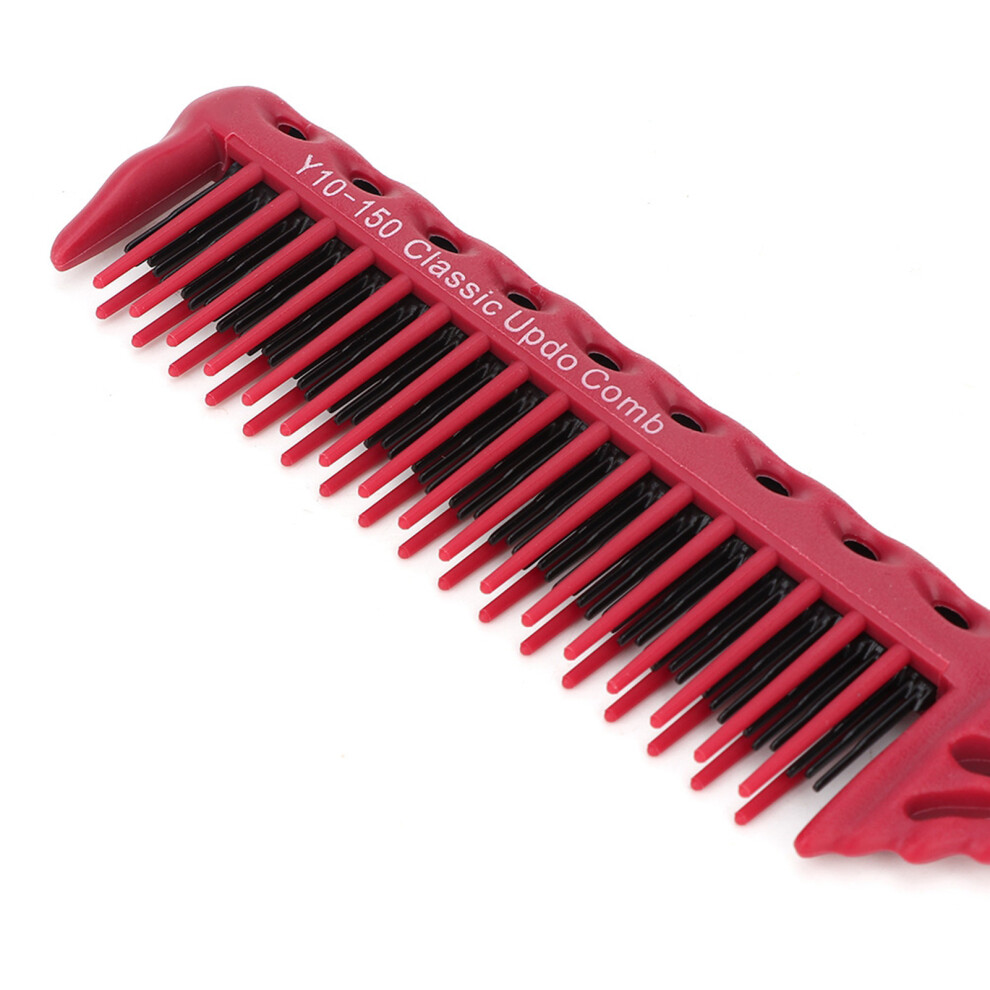 Red Modeling Hair Comb Lightweight & Ergonomic Salon-Grade Hair Styling Tool
