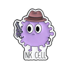 Alloy Science Cell Designs Brooch Enamel Pin-QHXZ5737