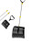 Large Ergonomic Snow Shovel Featuring-yellow connector 1