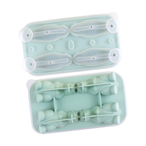 Dinosaurs Shape Ice Cubes Tray Suitable For Chocolate-Green