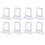 Professional Grade Card Display Case With 35PT Thickness-8pcs 1