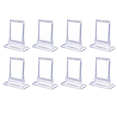 Professional Grade Card Display Case With 35PT Thickness-8pcs