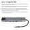 8in1 USB-C Hub 4K HDMI RJ45 7