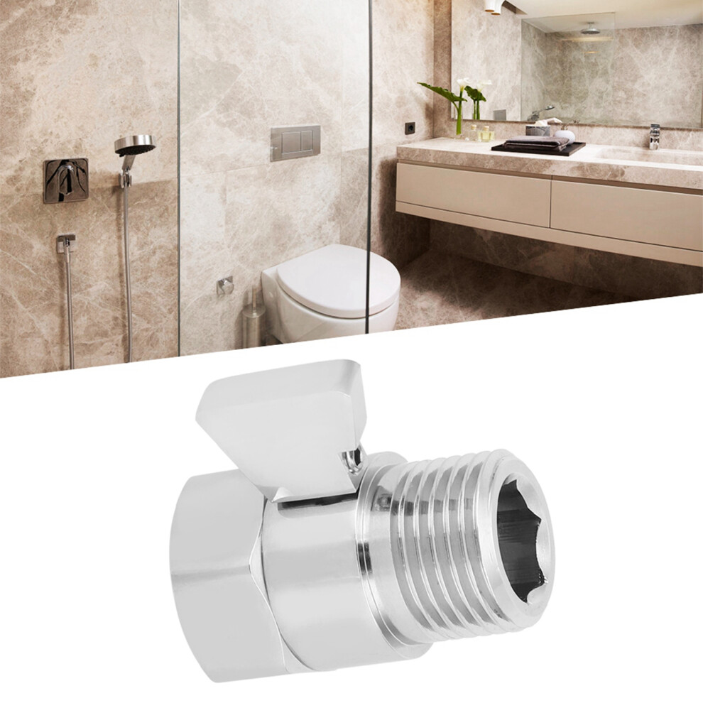 G1/2In Copper Shower Head Shut Off Valve, Water Saver, 85G 4371392429509