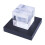 Adjustable Brightness Multicolor LED Touch Lamp Base for-Silver 7