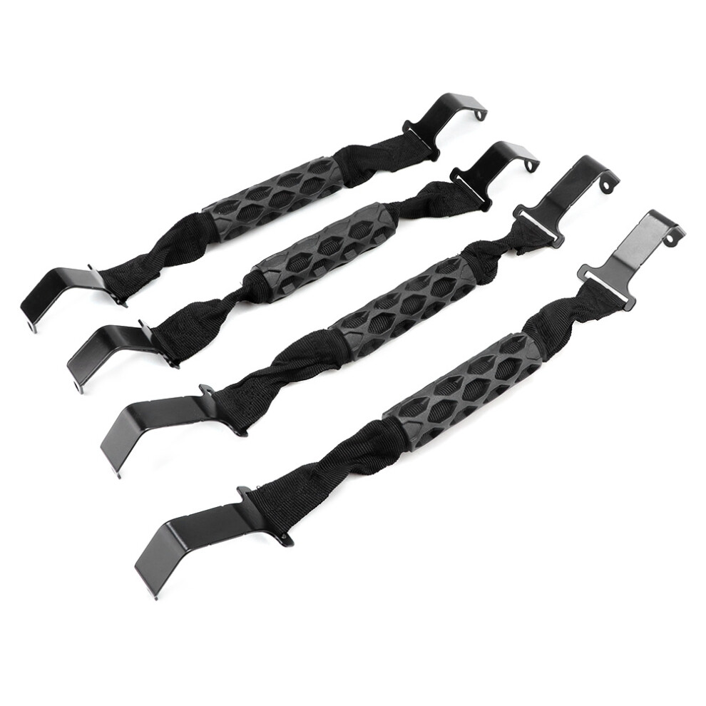 4X Roof Handles For Jeep Jl 2018+ Black 7340572358844