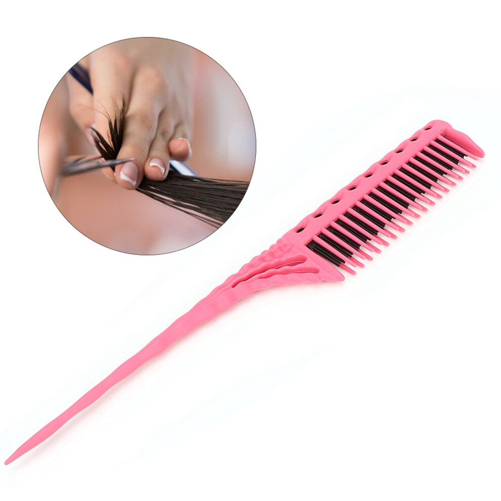 Pink Styling Comb Lightweight Hair Salon
