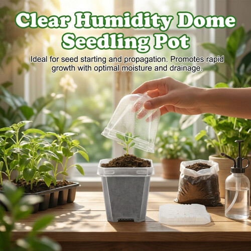 Succulent Seed Starter Kit w/ Lid, 50 Char 2