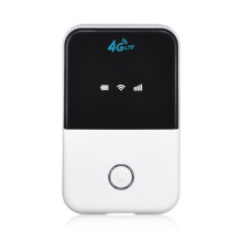 Hotspot mobile 4G LTE portatile con slot per scheda SIM, alimentato a batteria per una connettività senza interruzioni.