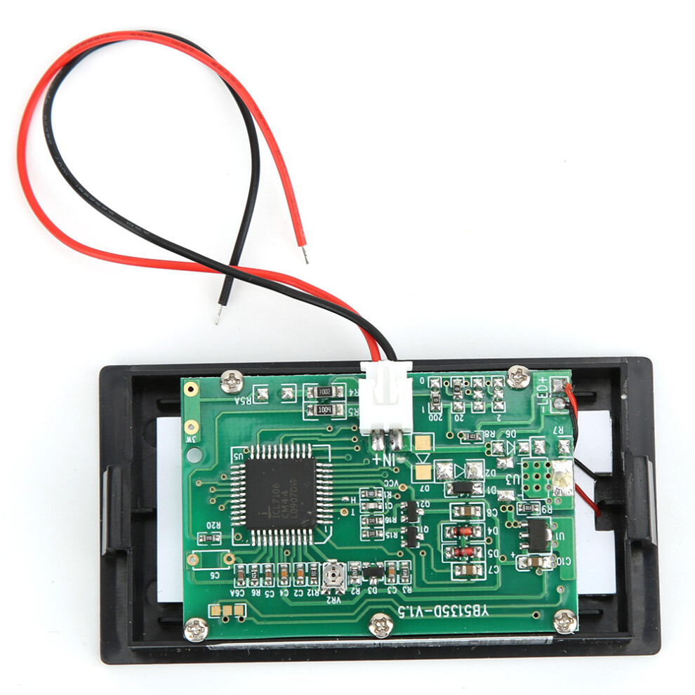 Yb5135d Lcd Digital Voltmeter 3.5V-20V, Size 80X42x13mm 9301392694541
