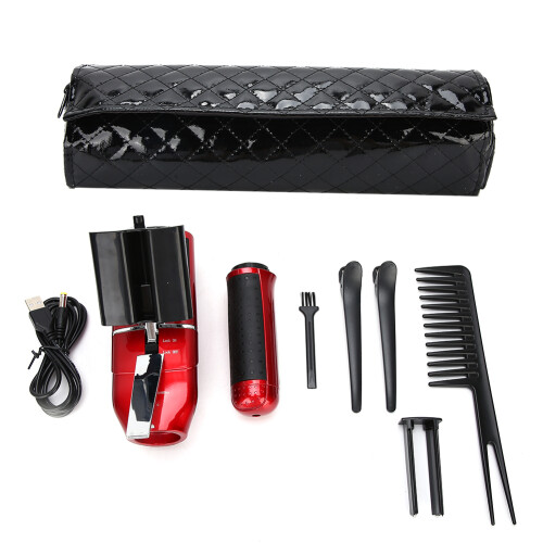 Red USB Split End Hair Trimmer, 3W, 1600mAh Lithium Battery 1