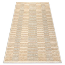 FLUX 461.124.SA110 ullmatta OSTA - Geometrisk, strukturell, loft beige / kräm 60x120 cm