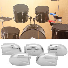 5pcs Silver Metal Snare Drum Lug Ear Claw Hook Replacement Accessories