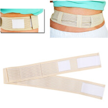 Adjustable Breathable Abdominal Belt for Dialysis - Gray, S/M/L