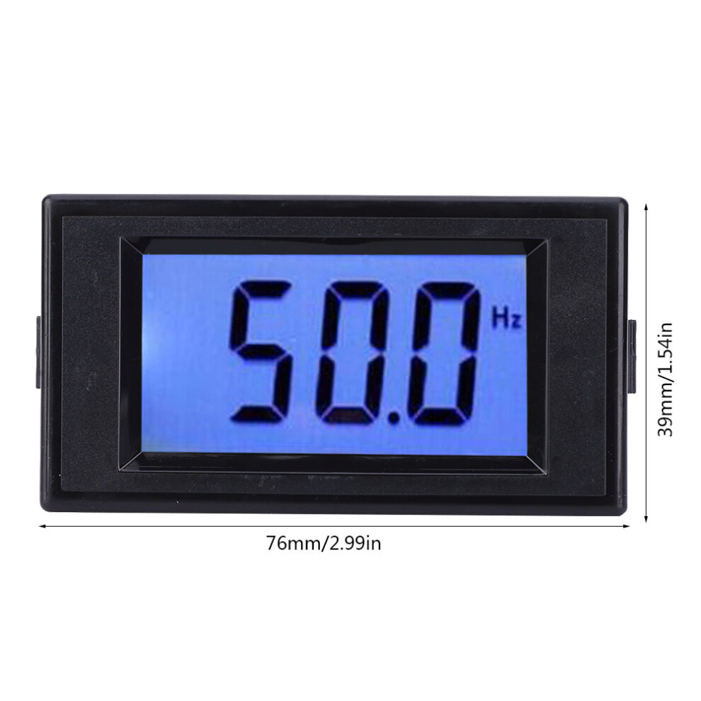 D69-Hz Digital Frequency Meter 45.0-65.0Hz 80-300V Lcd Cymometer 8751392697324
