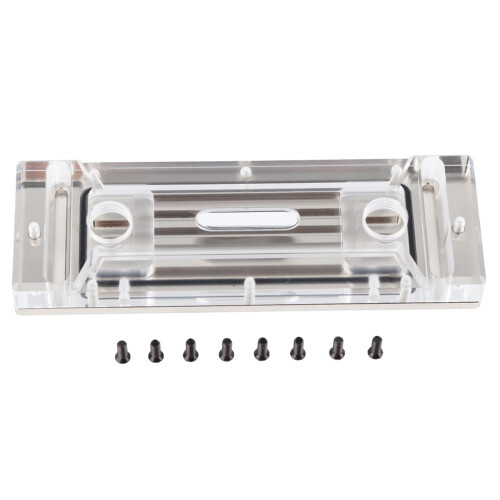Copper Water Cooling Block for 4-Channel Memory, G1/4 Threads 1