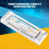 Copper Water Cooling Block for 4-Channel Memory, G1/4 Threads 8
