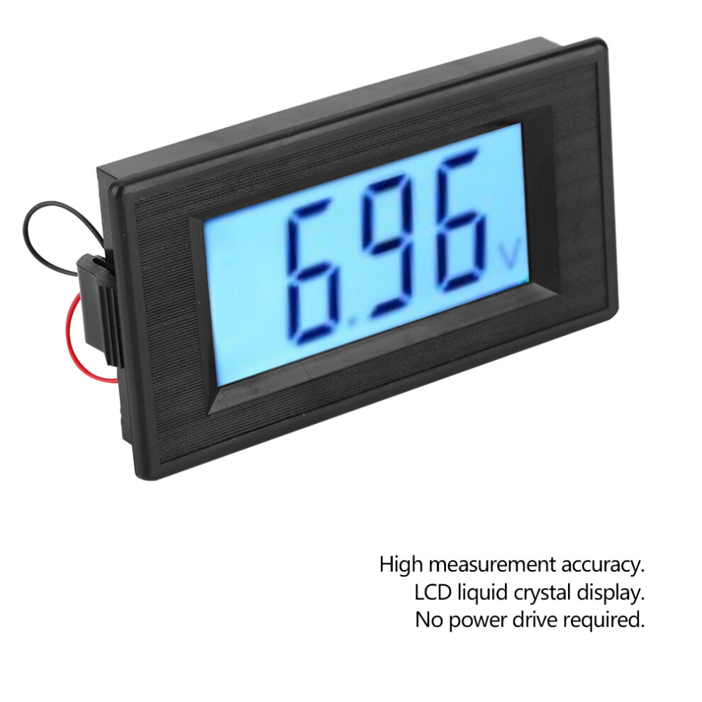 Digital Voltage Meter Ddh-30L Lcd Screen 7.5V-19.99V Dc Battery Voltage Tester 7901392697348
