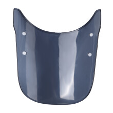ABS Windshield Fairing Modified Windscreen for 5-7in Motorcycle Headlight, Black