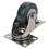 PP-Lenkrolle, Edelstahl, Bremse, 30kg 5