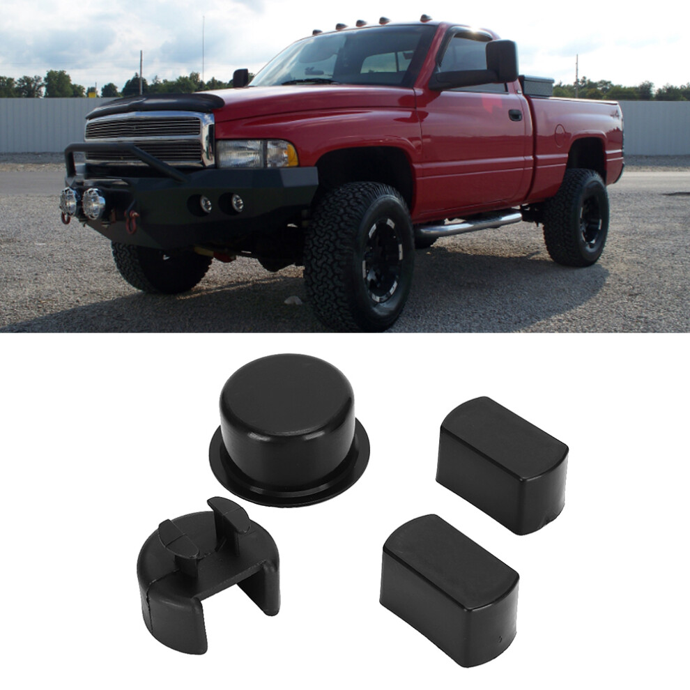 Tailgate Hinge Insert Kit For 1500 E7tz-99430B22-A Durable Steel Black 7901392699052