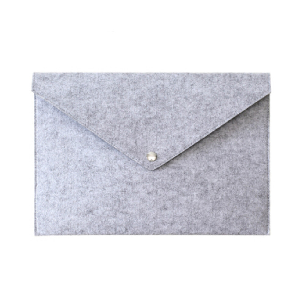 Large Felt Tablet Sleeve Bag 44X32cm | Layered Storage & Soft Inner 7891392699483